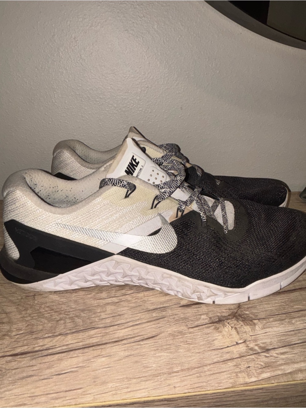 Nike Metcon 3, US 11 Black/white, metalic silver lowtop